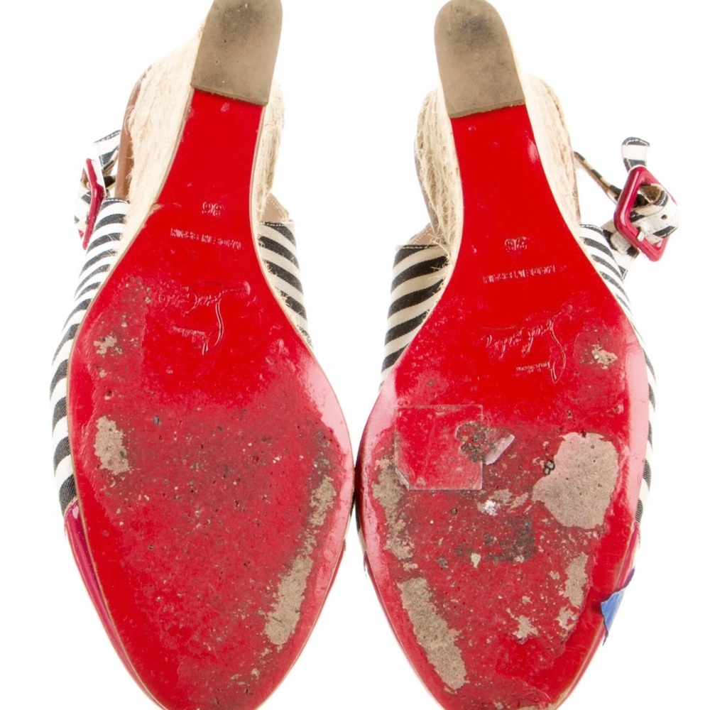 Authentic EUC Christian Louboutin Espadrilles - Picture 5 of 5